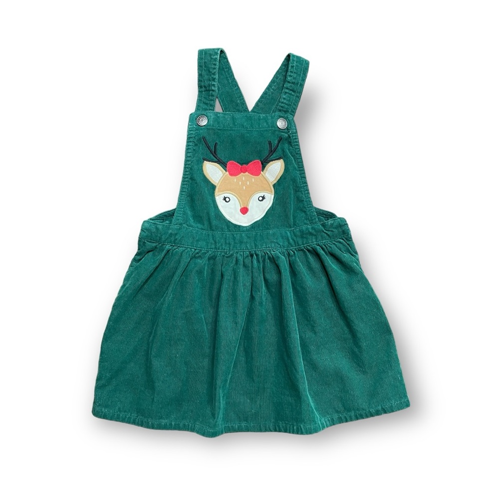Gymboree | Reindeer Overall Dress